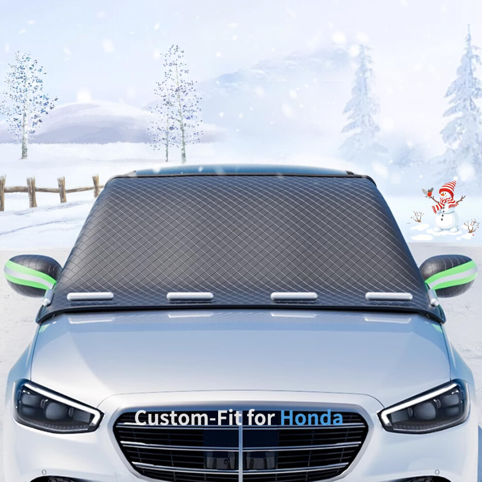 Custom Fit For Honda Windshield Snow Covers, 8 Layers Windproof Protection 689788457857