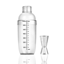 Cocktail-Shaker, 700 Cc/24 Unzen Kunststoff-Cocktail-Shaker-Set Verwenden Sie das Wein-Shaker-Bar-Mischwerkzeug