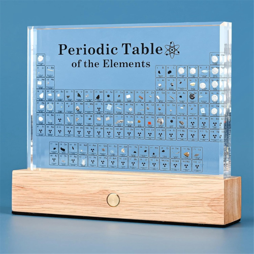 Periodensystem mit Echten Elementen im Inneren, Tabelle der Elemente, Acryl-Periodensystem-Display 83 Beispielen 2