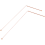 Copper Dowsing Rods - 99.9% Pure 2PCS Divining Energy Water Witching Detector 4