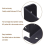 4Pcs Adjustable Wood Fence Pergola Post Base Brackets Kit Heavy Duty Anchor for Deck Railing Mailbox 6