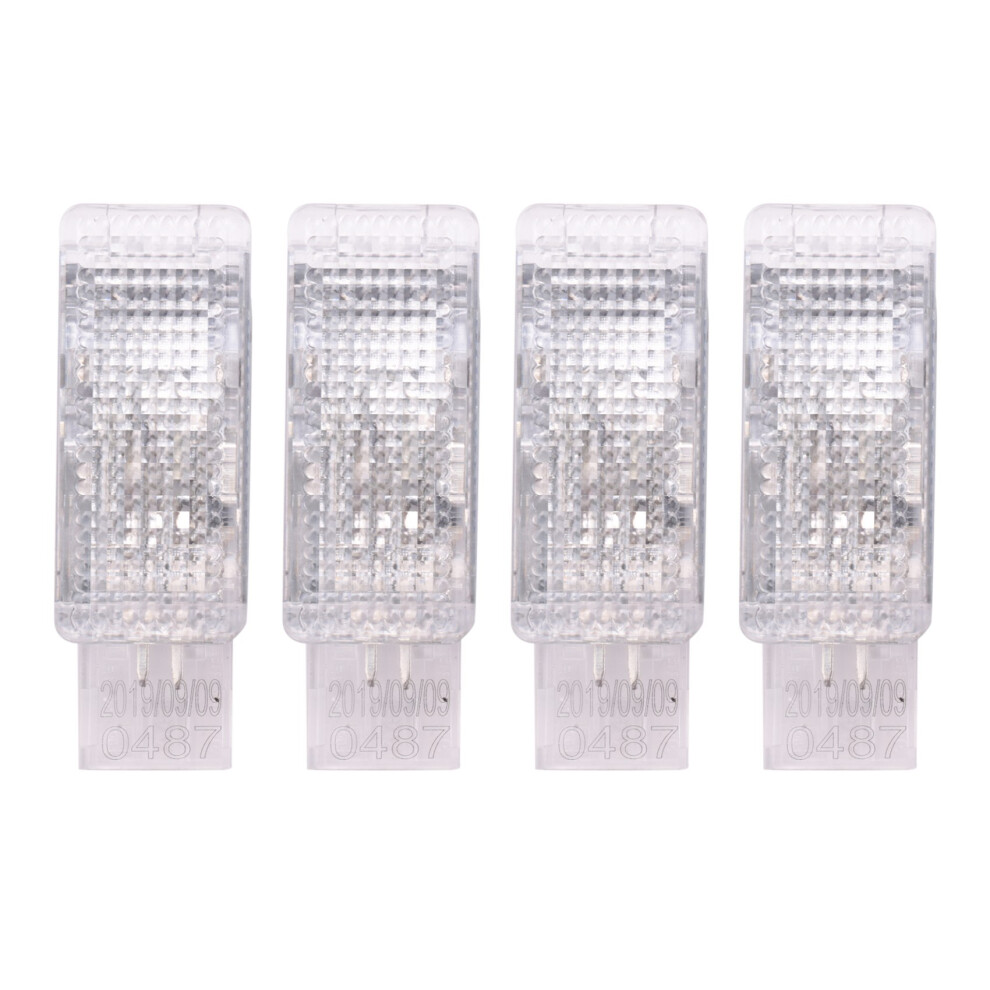 4 Pezzi Interni Auto Alogena Footwell Luce Vano Portaoggetti Lampada Per B6 Golf 6 Mk6 Mk7 7L0947415 3Td 4853518128171