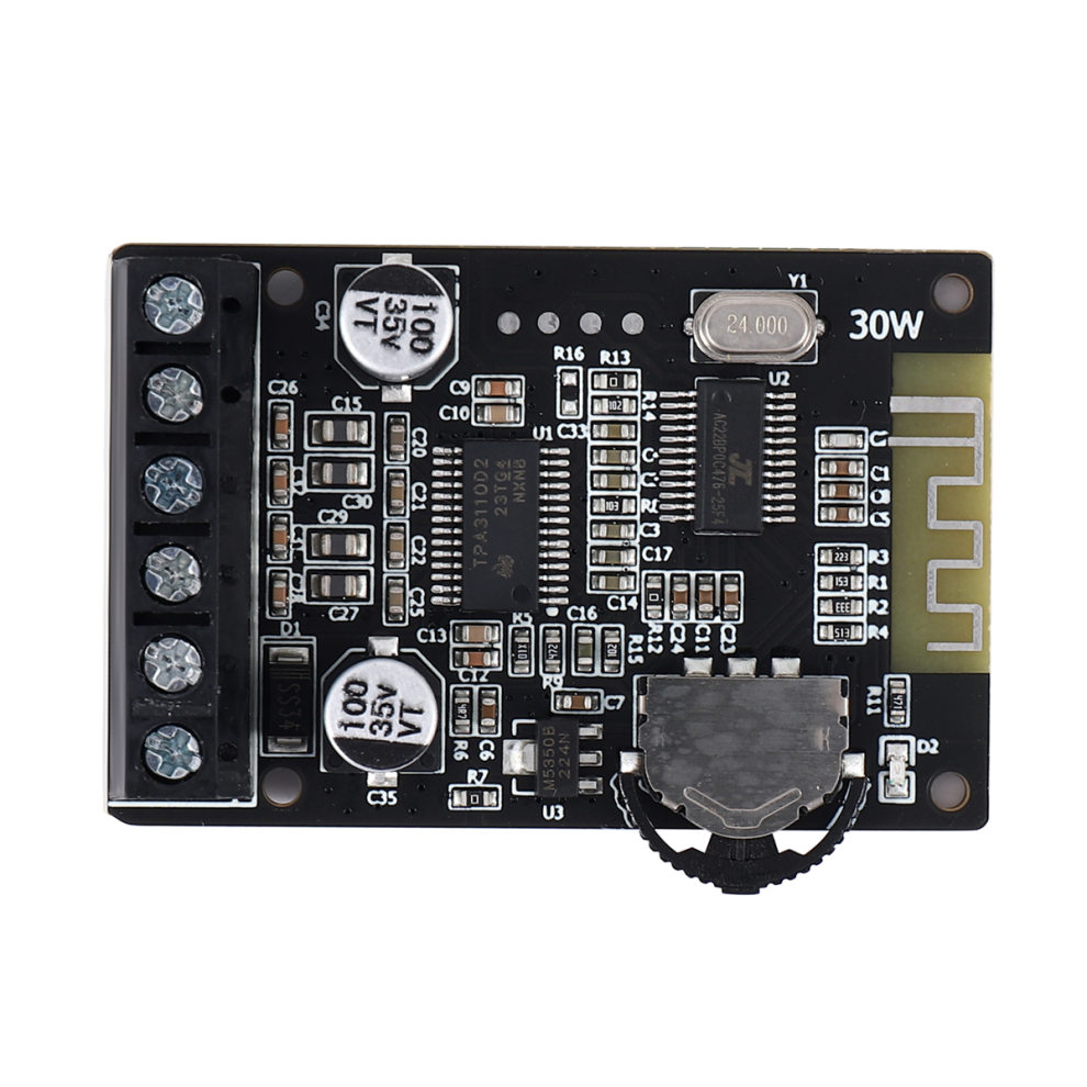 Tablero Amplificador De Potencia Bluetooth Estã©Reo 20W Digital Alta 12V / 24V Xy-P15w Sin Carcasa 4853518136763