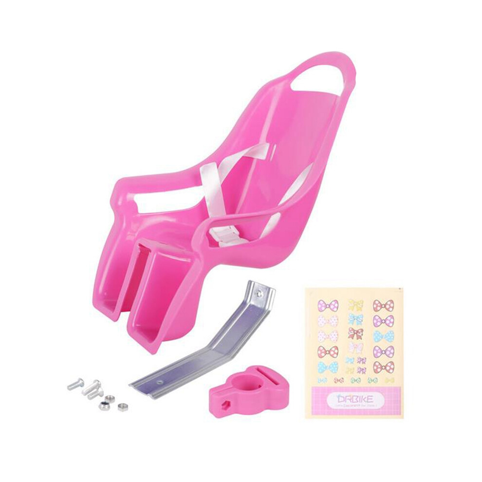 Asiento De Bicicleta Universal Para Muñecas Con Pegatinas Calcomanía Bricolaje Accesorios Bicicletas Niñas Y Niños, Rosa Jehiatek