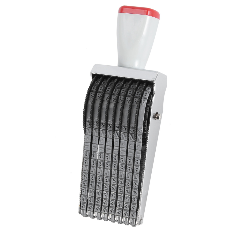 Sello de Goma Rodar NÃºmero Letra Inglesa Alfabeto 8 DÃ­gitos Rodillo Ãlbum Recortes Diy Relieve DecoraciÃ³n Hogar Escuela-image-OPC-PHZCYCM-NEW