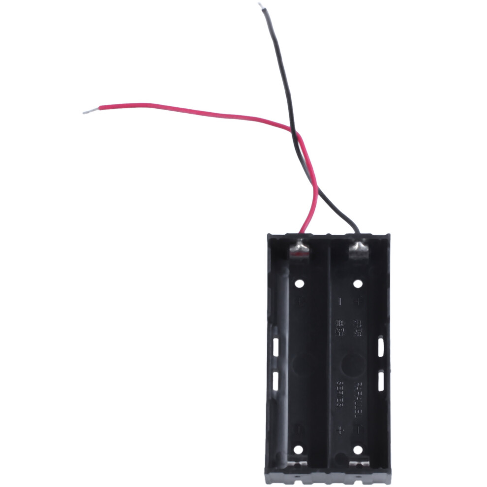 Plastique Noir En Parallele 2 X 3.7V 18650 La Boite De Piles 4853518147509