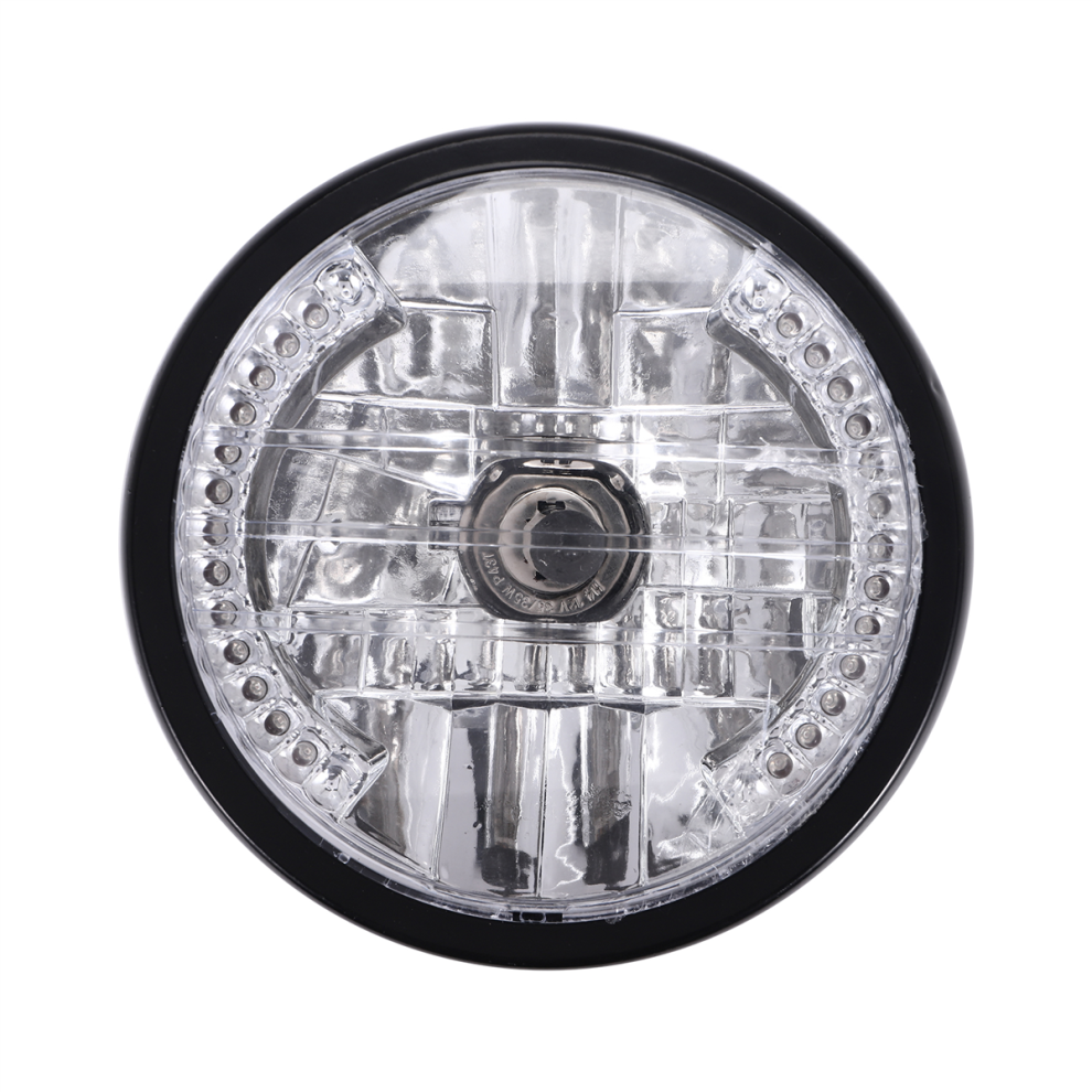 7 Pouces Phare De Moto Rond Halogene Lampe H4 Ampoule Pour 4853518147417