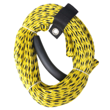 Cuerdas de Remolque para Canotaje 60 Pies Cuerda Esquí AcuáTico Servicio Pesado 1-3 Personas Tubos Remolcables, Rodillera
