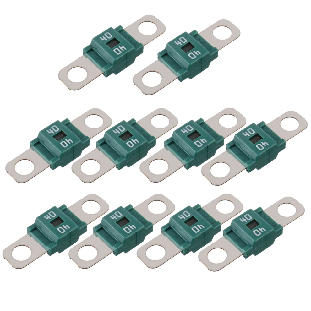 Fusible /Midi 40A De Alta Corriente Atornillable 40 Una Para Automã³Viles, Camiones, Vehã­culos Construcciã³N, Autobuses, Caravanas (10 Unidades) 4853518148551