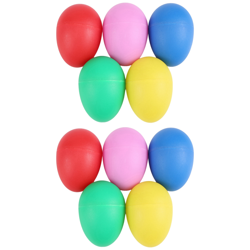 Jehiatek 10 Pack D'instruments De Musique Ã Percussion En Plastique Joue Shakers Maracas D'oeufs