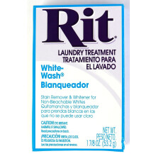 Rit Dye Wasbehandeling Witwas Vlekverwijderaar en Witmaker Poeder, 1-7/8 oz, Wit, 10-Pack