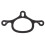 H?rd 1 3 -vejs spur bind remmen sort lille/medium 1