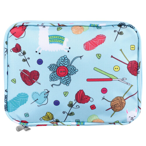 Empty Knitting Needles Case Travel Storage Organizer Bag for Circular and Accessories Kit 2