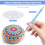 Mandala Dotting Stencil Tools Rock Painting Kit Ball Stylus Include Stencil, Paint Tray (17 Pack) 9