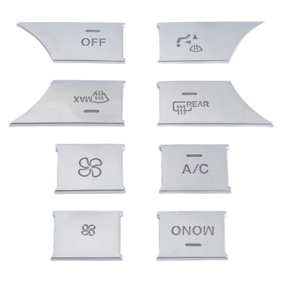 8 Piã¨Ces Boutons De Tableau Bord Ac Couvrir Les Volume Des Mã©Dias Autocollants Couverture Pour C Ml W204 4853518164551