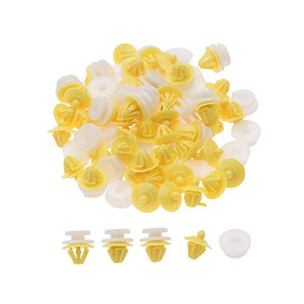 50 Piã¨Ces 7703077250 Pour Scenictwingo Clips De Fixation Voiture Carte Porte Panneau Garniture Intã©Rieure 4853518167774