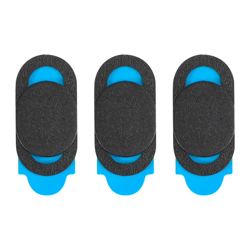 3Pcs Plastic Camera Shield Stickers Notebook Pc Tablet Mobile Anti-Hacker Peeping Protection Privacy Cover Black 4853518170071