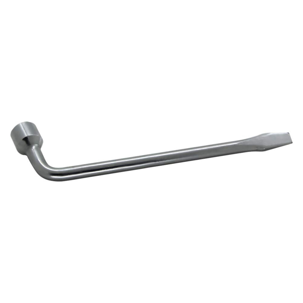 Car Spare Tire Lug Wrench For Jack L Type Hexagon 22Mm Slotted End Socket Repair Tool 1Pcs 689788460116