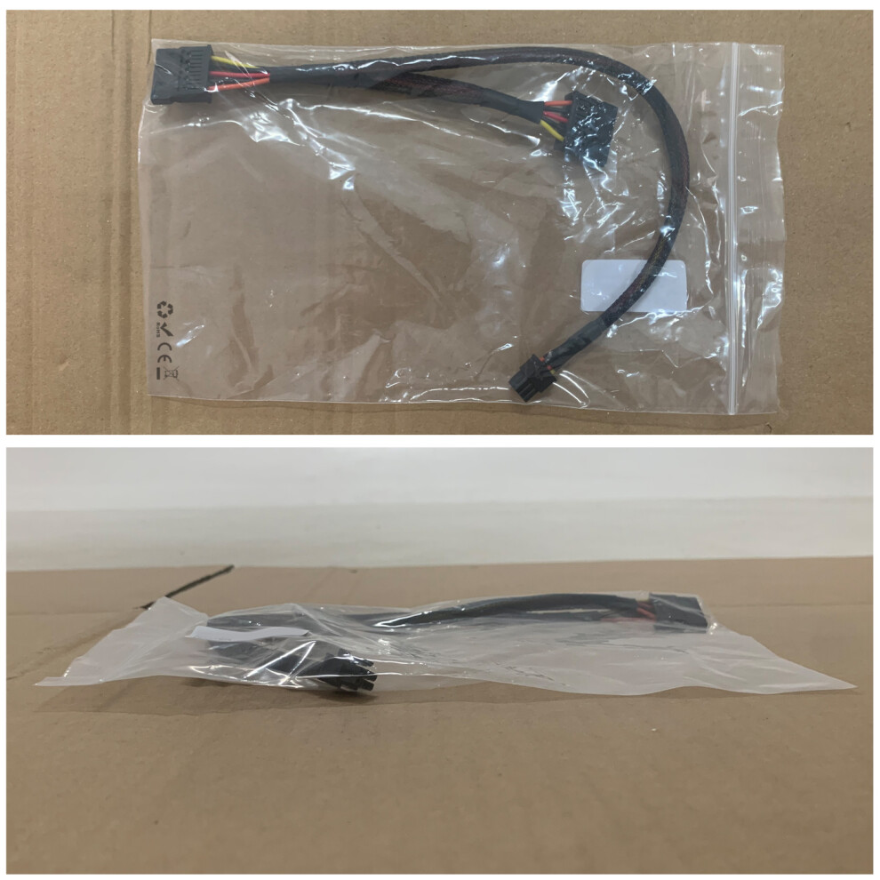 Mini 6Pin Ã 15Pin X2 Cordon De Cã¢Ble D'alimentation Pour Vostro 3650 3653 3655 Ordinateur Bureau Hdd Ssd D'extension 4853568982426