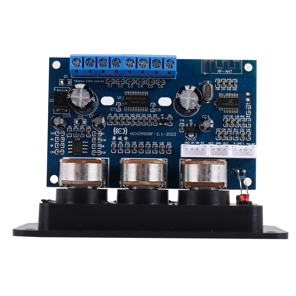 Carte Amplificateur De Puissance Numã©Rique 2.1 Canaux 2X25w + 50W Bluetooth 5.0 Subwoofer Classe D Audio Dc 12-20V 4853568981207