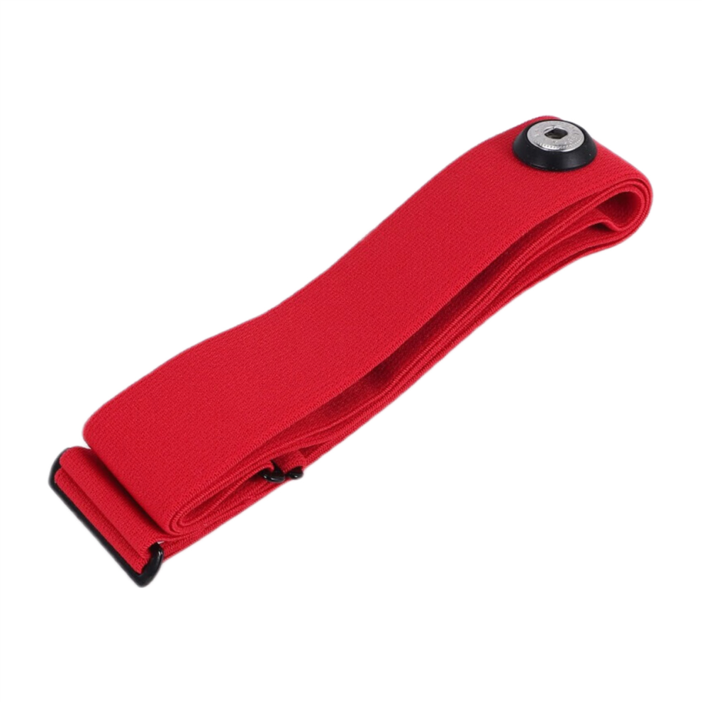 Jehiatek Ceinture De Frã©Quence Cardiaque Sangle Poitrine Pour Mount Moniteur Capteur Bande Souple ÃLastique Rouge