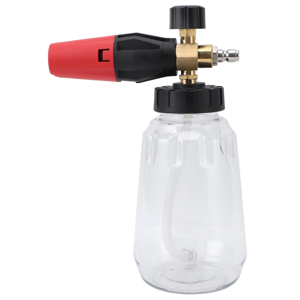 Car Wash Foam Cannon, Car Wash Foam Sprayer 1000Ml Versatile High Pressure Washer Foam Cannon With 1/4In Quick Connector For Bike Motorcycle Truck Suv 689788460413