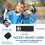 Hockey Helmet Chin Strap Detachable Loops with Single Snap Accessory 6