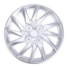 14 Inch Super Silver Universal Hubcap Wheel Covers Refit Accessory for Cars Fits Most Cars (Silver)