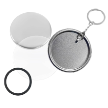 Button Maker Keychains Supplies,58mm/2.25 Inch Pin Making Kit for Machine,Metal Badge Sets