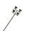 4 PCS HO Scale Model lighting tower,tower lights Lights Layout Lamppost for Train/Garden/Playground/Stadium 8