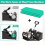 Gobelets de Sublimation Wrap pour Mug , 3 ÉPaisseurs Vert Silicone Heat Machine 5