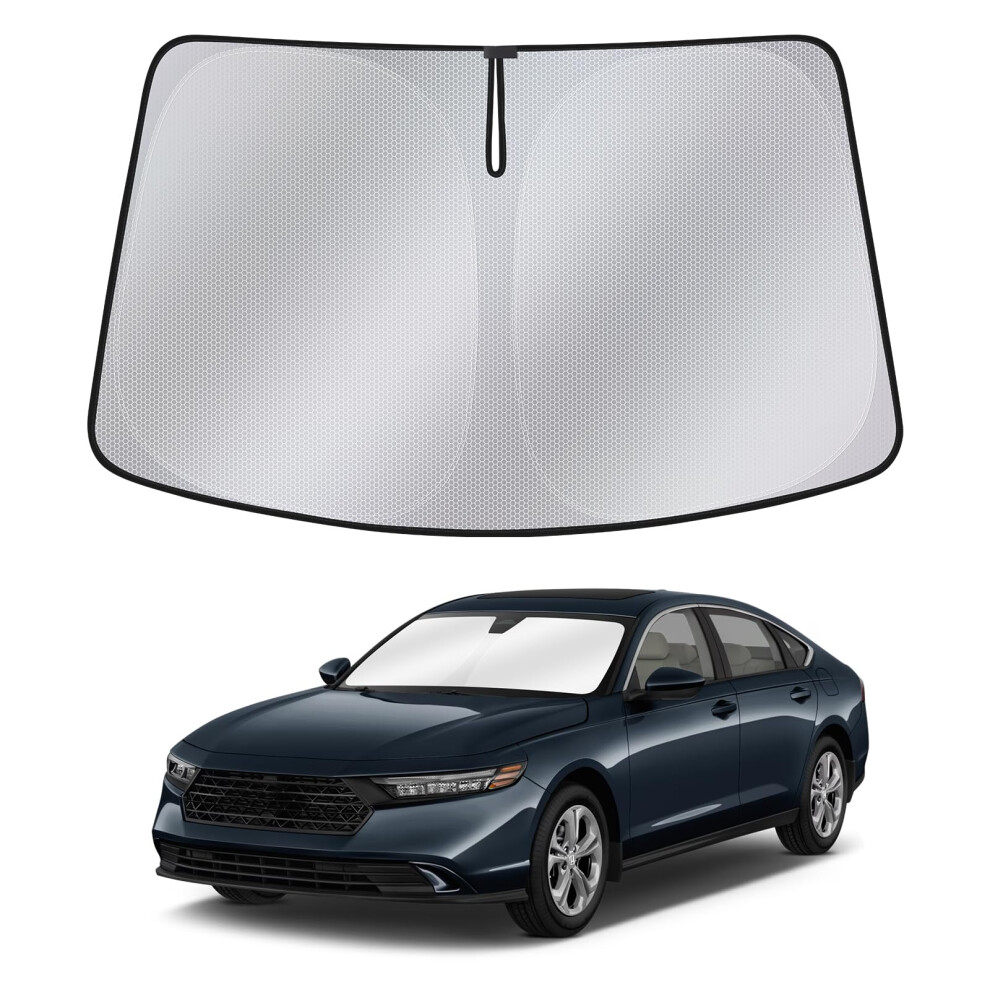 Windshield Sun Shade For Honda Accord Â Upgraded Nano Materials Front Window Shade 689788460987