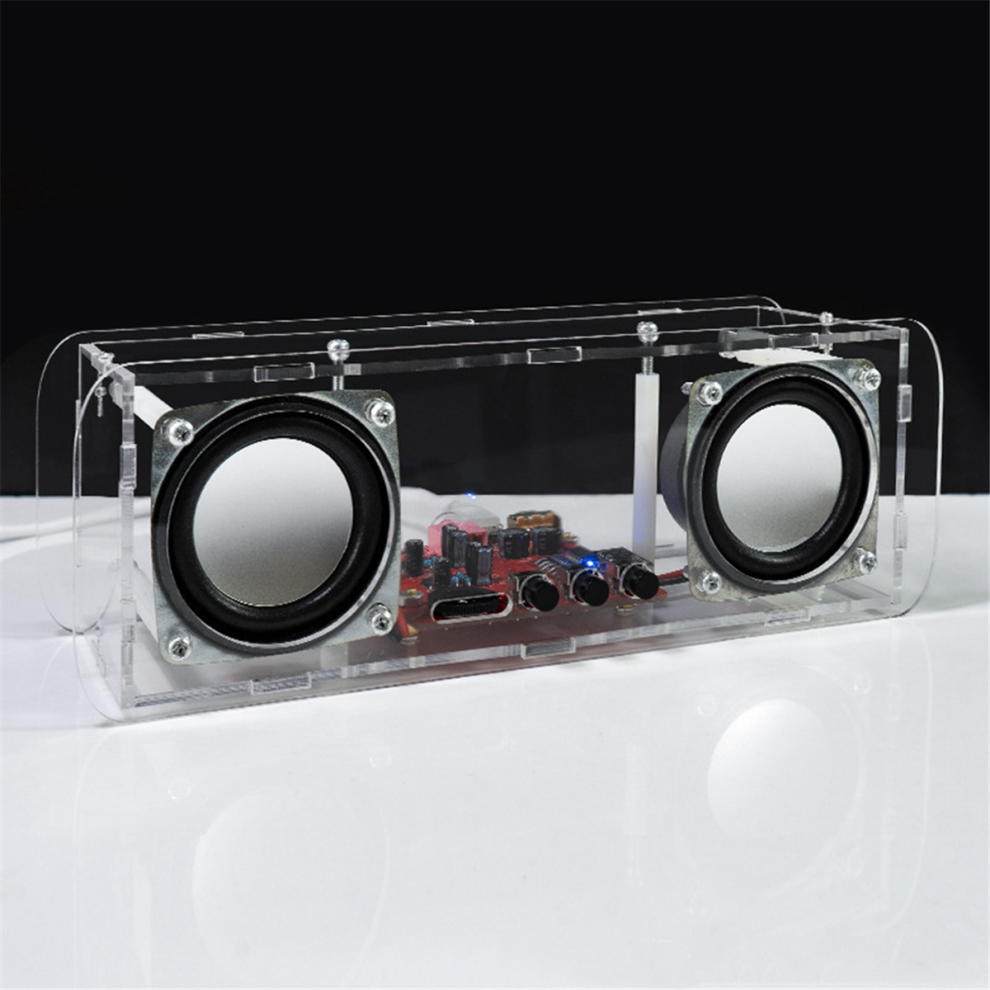 Kit De Haut-Parleur Bluetooth Diy Usb Mini Amplificateur Son Stã©Rã©O Domestique Kits ÃLectroniques Bricolage Pour La Pratique Soudure Avec Coque 4853568901809