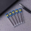 5Pcs/Set Pencil Lead Refill, Refill Office Writing Accessories Student Stationery Refills(0.5mm) 7