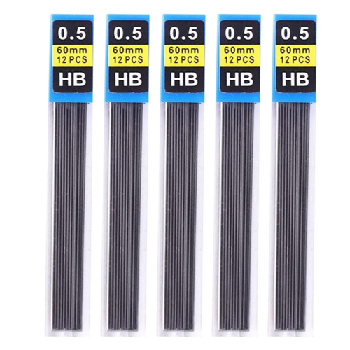 5Pcs/Set Pencil Lead Refill, Refill Office Writing Accessories Student Stationery Refills(0.5mm) 1