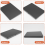 Pavé Tactile Bluetooth Gestes Multifonctions Trackpad Sans Rechargeable pour Ordinateur Portable IOS , Noir 7