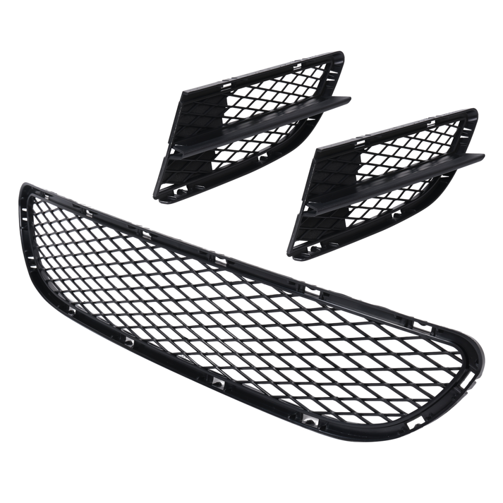Ensemble De Voiture 3 Grilles Calandre Pare-Chocs Infã©Rieures Pour Sã©Rie E90 E91 325I 328I 335I 4853568999691