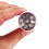Outdoor Mini Pink Rubber Coated 9-LED Flashlight Torch 9