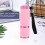 Outdoor Mini Pink Rubber Coated 9-LED Flashlight Torch 3