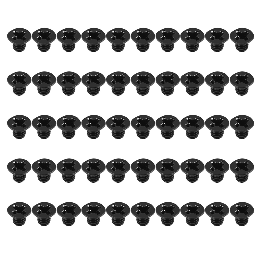 Photos - Nail / Screw / Fastener Jehiatek 50 Stueck M3 x 4mm Schrauben Schwarz fuer Laptop-Festplatte