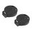2 Pcs CR2450 Coin Cell Button Battery Socket Holder Case Pins Black 9