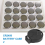 2 Pcs CR2450 Coin Cell Button Battery Socket Holder Case Pins Black 1