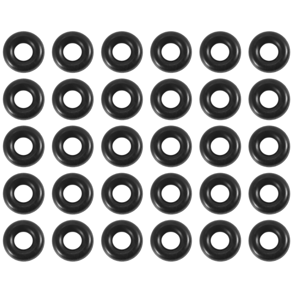 30 Stã¼Ck 2,5 Mm X 6,5 2 Gummi-O-Ringe Fã¼R Verrã¼Cktes Wurmfischen 4853568911037