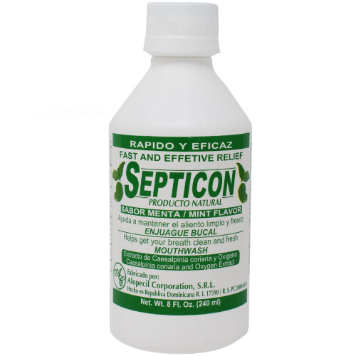 Septicon Φυσικό Προϊόν - Γεύση Μέντας 8fl Oz