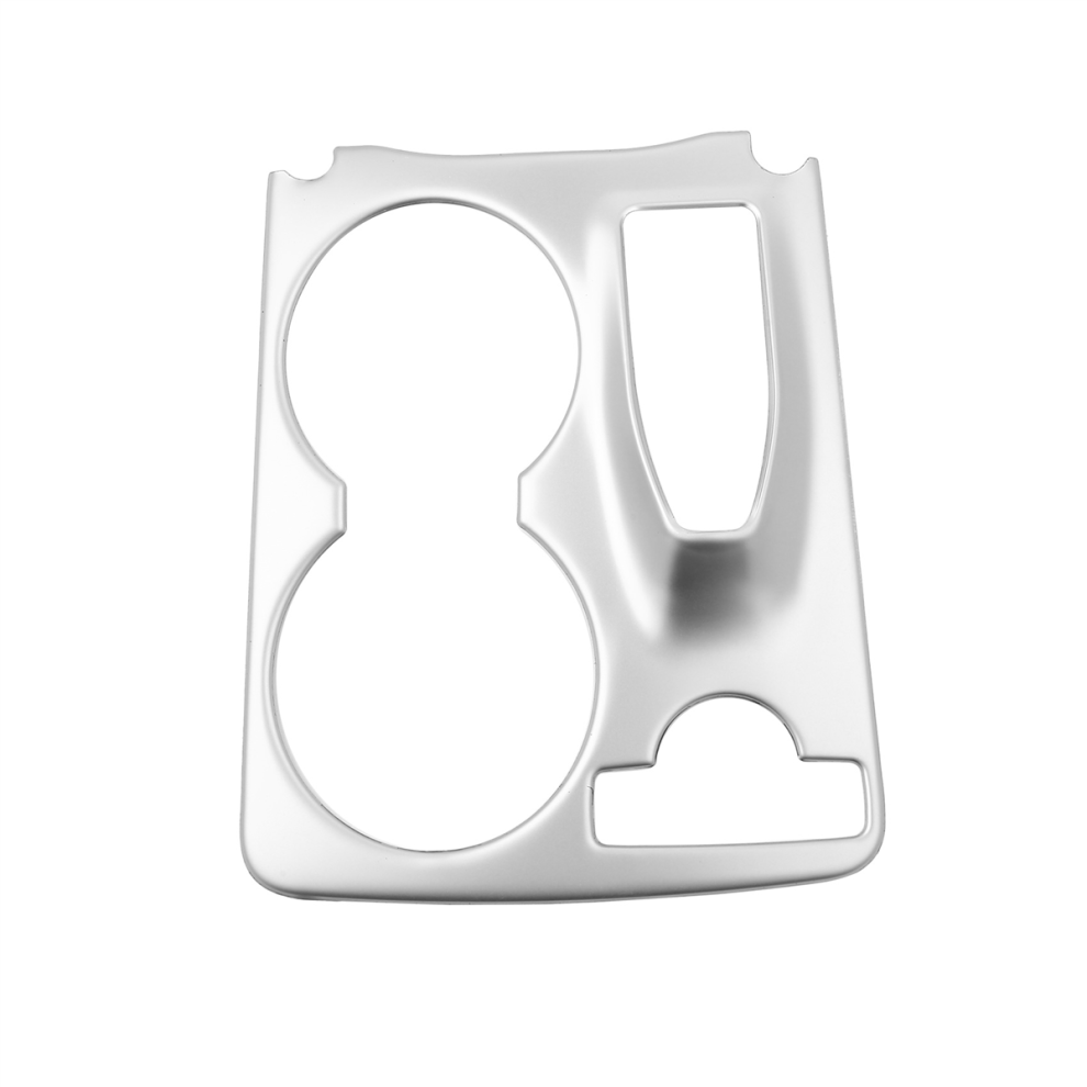 Auto Silber Edelstahl Konsole Wasser Cup Halter Rahmen Abdeckung Trim Fã¼R X204 2008-2015 4853568914847
