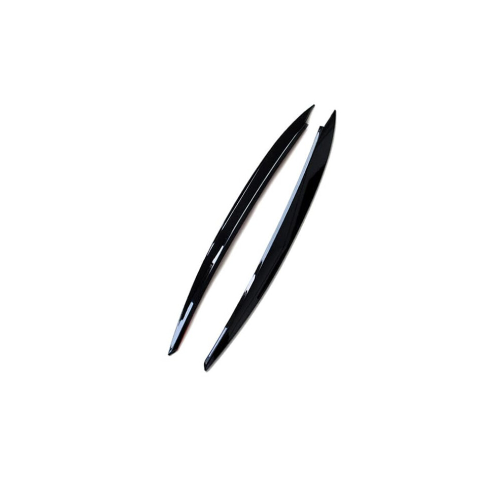 2Pcs Headlights Eyebrows For Volkswagen Golf Mk 7/7.5 2013 2019, Car Sticker Modification Parts, Piano Black 689788461786