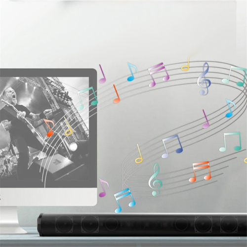 Wireless Bluetooth Sound Bar Speaker System Wired Surround Stereo for Home Theater TV Projector