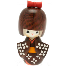 Usaburo Ιαπωνική Κούκλα Kokeshi, Yukata της Hana