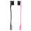 Double Sided Edge Control Hair Brush Comb Combo Pack 2 Pieces Pink and Black 1