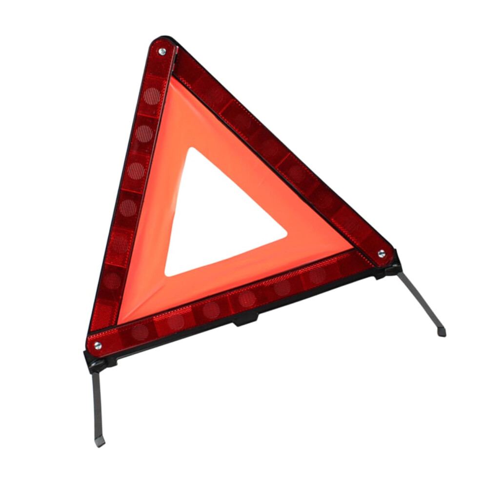 1Pc Car Safety Triangle Warning Sign Roadside Hazard Alert Road Safety Kit Triangle Road Sign For Vehicle 689788462547
